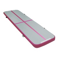 3M Air Track Gymnastics Tumbling Exercise Yoga Mat Inflatable Pink