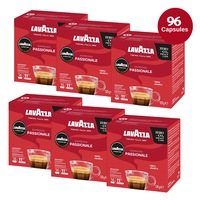 Lavazza A Modo Mio Passionale Coffee Capsules Pack Of 96 Pods Intensity 11