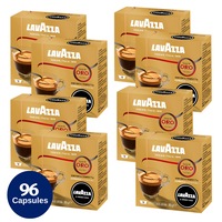 Lavazza A Modo Mio Qualita Oro Coffee Capsules 6 x 16 Pack 96 Pods Intensity 12