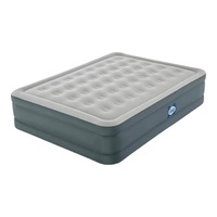 Sealy Queen Inflatable Air Mattress Blow-Up Bed with Built-in Pump for Guests