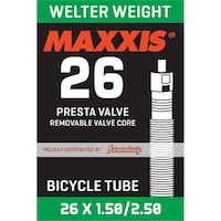 Maxxis Welterweight Tube - 48mm Presta Removable Valve Core - 1.5-2.5 Inch - 26 Inch