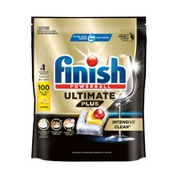 Finish Powerball Ultimate All In 1 Lemon Sparkle Dishwashing Tablets 100 Pack