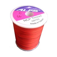 Alps 100yds of Brown/Orange Rod Wrapping Thread - Size C (0.2mm) Rod Binding Cotton