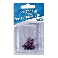 Jarvis Walker Fishing Rod Tip Repair Kit - 3 Black Replacement Tips