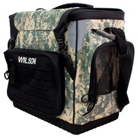 Wilson Platinum Tournament Digi Camo Fishing Tackle Bag with 8 Tackle Trays