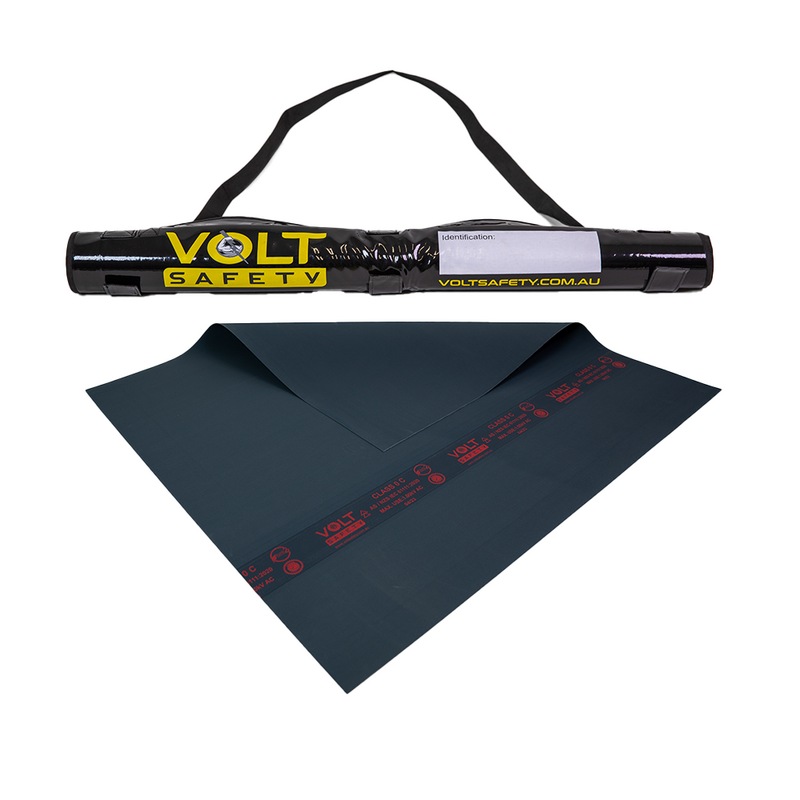 Volt Safety MAT-0-K - Insulated Mat Kit Class 0 1000V - 1m x 1m Incl. Mat Roll-Up Carry Bag  Australia