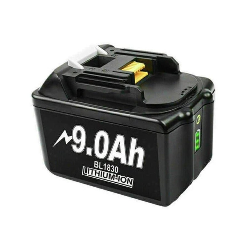 9000mAh 18V For Makita Battery - BL1830B BL1840B BL1850B BL1860B Li-Ion - 2 Pack Unbranded Australia