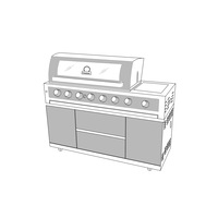 COVER POPULAR FOR GASMATE GALAXY 6 BURNER BBQ