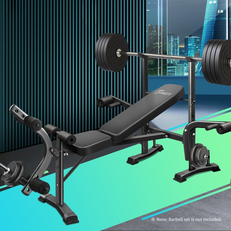 Finex Weight Bench Press 8 in1 Multi-Station Gym Equipment Australia