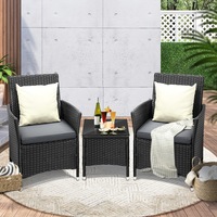 Livsip Patio Furniture Outdoor Furniture Set Chair Table Garden Wicker Furniture Setting