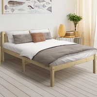 Oikiture Bed Frame Queen Double King Single Wooden Base Headboard