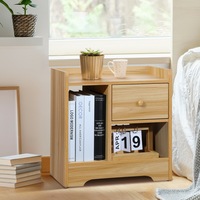 Oikiture Bedside Tables End Table (Wood)