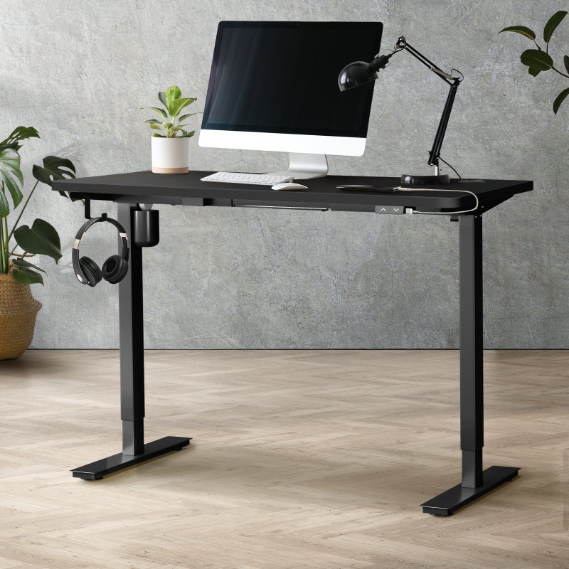Oikiture Electric Standing Desk Single Motor 120/140/150cm