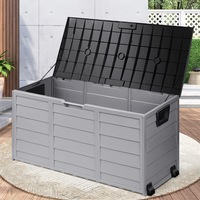 Livsip Outdoor Storage Box 290L Cabinet Container Garden Organiser Deck Tool Lockable
