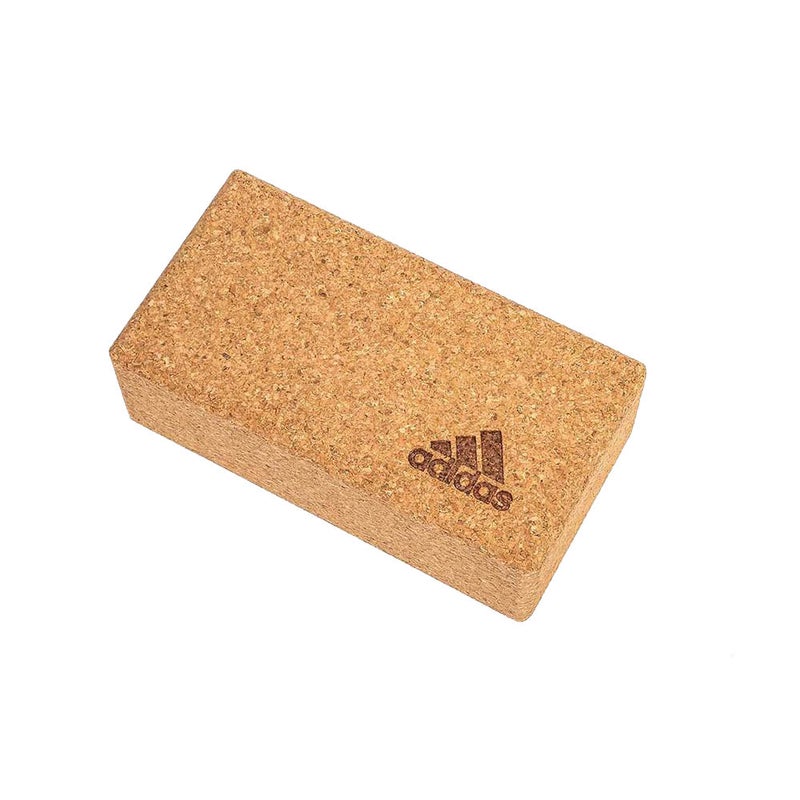 Adidas Cork Yoga Block - Brown Size OSFA