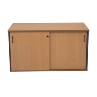 Rapidline Rapid Worker Credenza W1200 x D450 x H730mm Beech/Ironstone