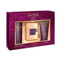 Guess Man Gold 3 Piece 75ml Eau de Toilette by Guess for Men (Gift Set-A)
