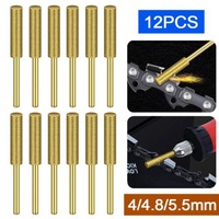 12pcs Diamond Chainsaw Sharpener Burr Grinder Chain Saw Drill Bits for Dremel AU