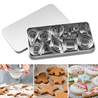 30PC Polymer Clay Cutter Stainless Steel Geometry DIY Pottery Tool Cutting Mould