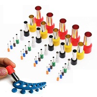 40PCS Baking Polymer Clay Tool Mini Micro Round Circle Cookie Cutters AU