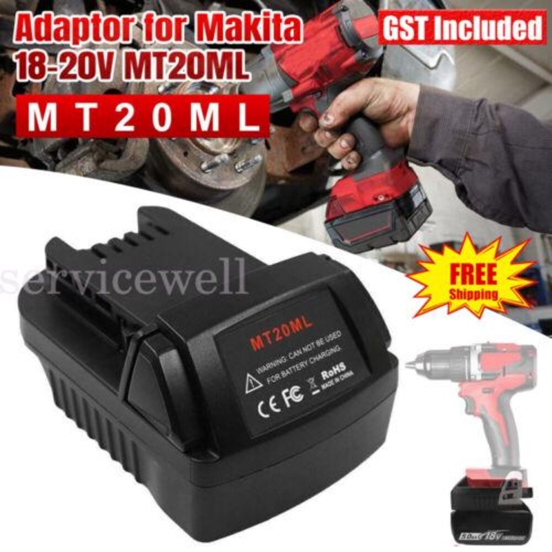 Adaptor Adapter Converter for Makita 18V Battery Convert to Milwaukee 18V Tool Unbranded Australia