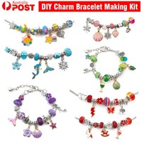 Bracelet Making Kit DIY Charm Bracelets Beads Jewelry Crafts Set for Girls Gifts