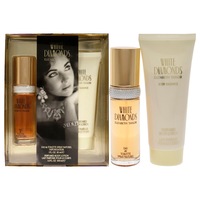 Elizabeth Taylor White Diamonds For Women 2 Pc Gift Set 1oz EDT Spray, 3.3oz Body Lotion