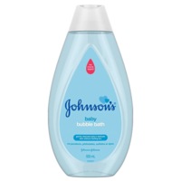 Johnson's Baby Bubble Bath 500mL Genly Cleanses Baby's Delicate Skin