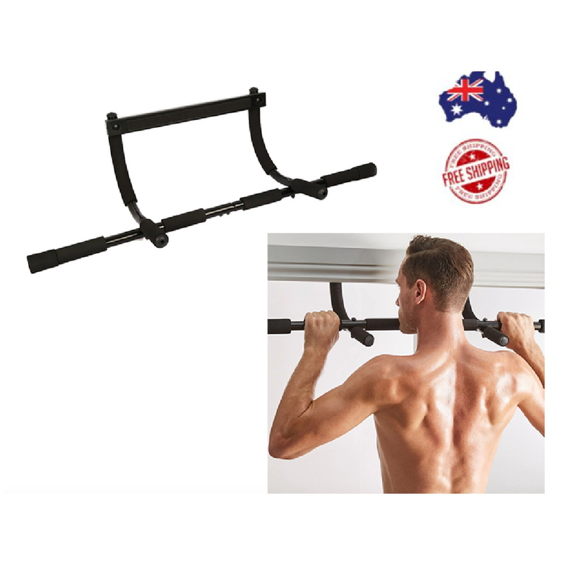 Door Horizontal Bars Steel 200kg Adjustable Home Gym Workout Chin push Up Pull Up Training Bar Sport Fitness Sit-ups Equipments Unbranded