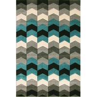 Boston Geometric Rug - 128 Blue by Cyrus Rugs