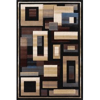 Pisa Abstract Rug - 115 Brown by Cyrus Rugs