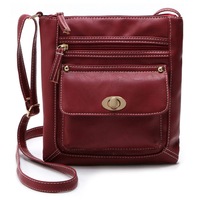 Purses for Women, Crossbody Bags for Women, Crossbody Purse, Handbags for Women, Multi Pocket Shoulder Bag - Wine Red