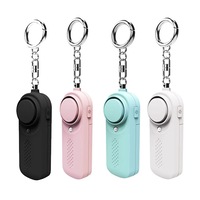 Personal Alarm CE Version 4 Pack - 1x Black - 1x Blue - 1x Pink - 1x White