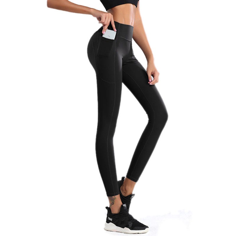 Yoga Pants with Pockets for Women Leggings with Pockets for Women High Waist Workout Leggings Workout Pants - Black Australia