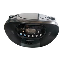 Panasonic RX-DU10GN-K Portable AM/FM Radio with CD Player Black - ( REFURBISHED)