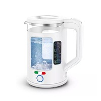 Vintage Electric 1.7L Glass Kettle Boil Dry Protection With Keep Warm Function - White