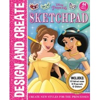 Disney Princess: Design And Create Sketchpad