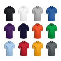 Polo Golf Blank Plain Basic Jersey Collar T-Shirt Small Big Men's Cotton