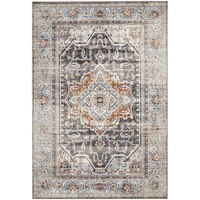 Rug Culture Grey Multi Vintage Look Fringed 1 Million Point Rug