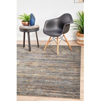 Rug Culture Grey Silky Finish Abstract Rug