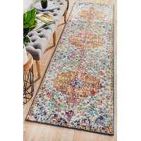 Rug Culture Multi Vintage Glam Runner Rug
