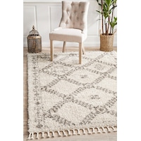 Rug Culture Natural Bohemian Modern Shag Rug