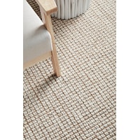 Rug Culture Natural & Cream Hand Loomed Wool & Jute Rug