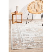 Rug Culture Natural & Peach Aztec Durable Rug