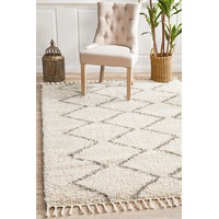 Rug Culture Natural Skandi Modern Shag Rug