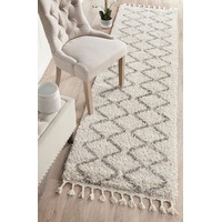 Rug Culture Natural Skandi Modern Shag Rug