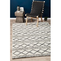 Rug Culture Neutral Handmade Wool Blend Scandi Flatwoven Rug
