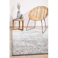 Rug Culture Ocean Blue Vintage Look Durable Rug