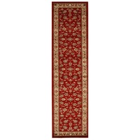 Rug Culture Red Traditional Runner Rug