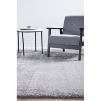 Rug Culture Silver Solid Modern Textured Rug
